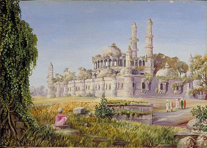 A Ruined Mosque at Champaneer