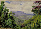View of the Piedade Mountains, from Congo, Brazil