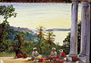 Bombay Pedlars in Mrs Cameron's Verandah, Kalutera, Celyon