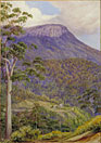 View of the "Organ Pipes," Mount Wellington, Tasmania