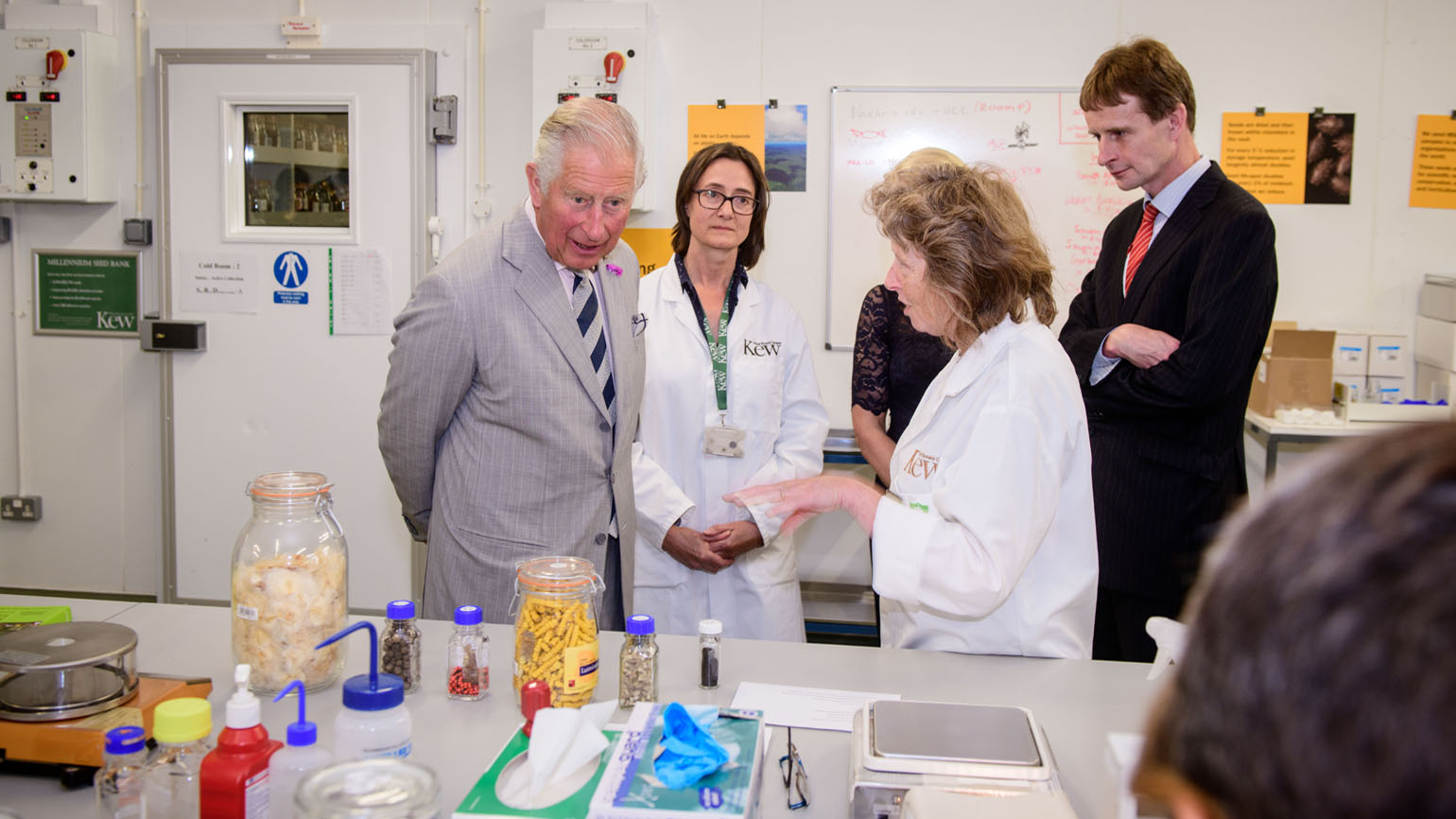HRH The Prince of Wales visits the Millennium Seed Bank
