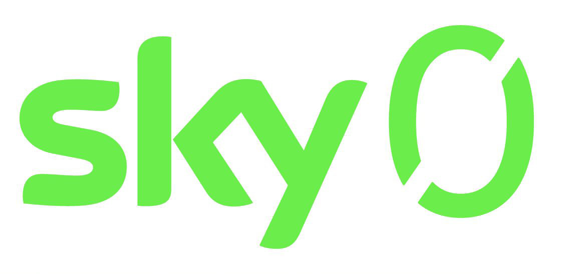 Sky Zero logo in green