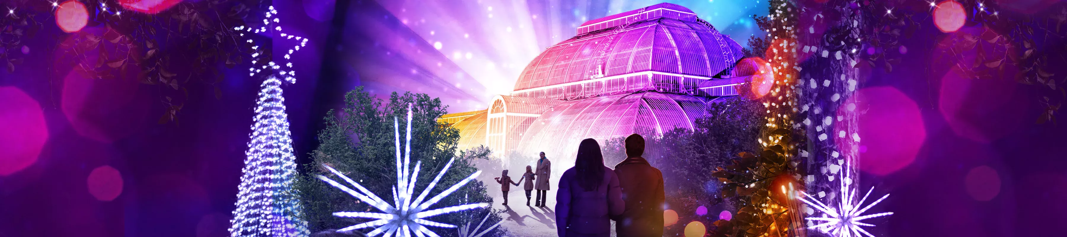 Sparkles, fairy lights and a glowing glass house for Christmas at Kew
