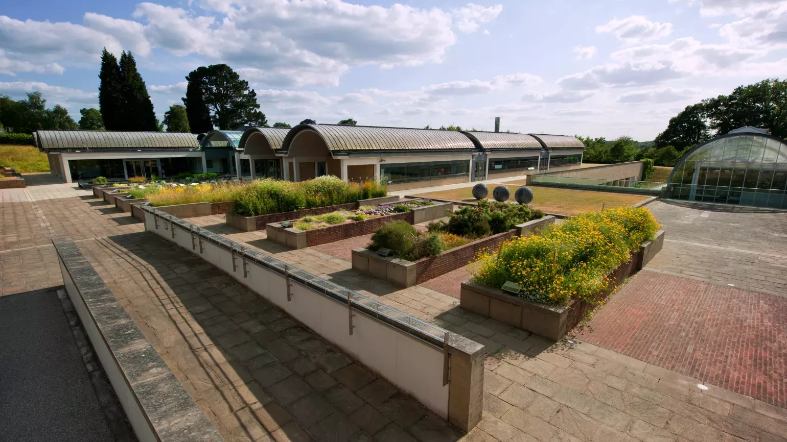 Large plantings outside the Millennium Seed Bank