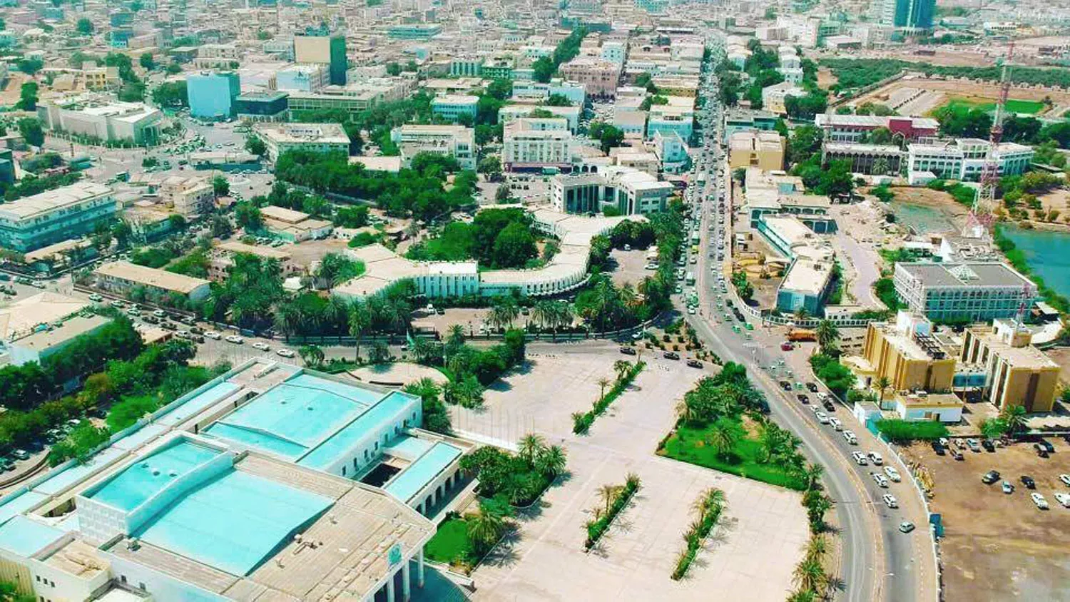 Aerial view of Djibouti city